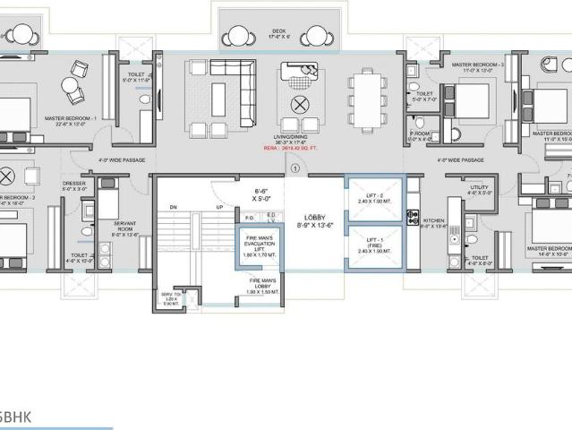 3 BHK Apartment in Bandra West for resale Mumbai. The reference number is 19339955
