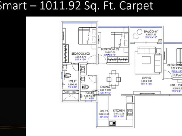 3 BHK Apartment in Baner for resale Baner Road. The reference number is 17480501