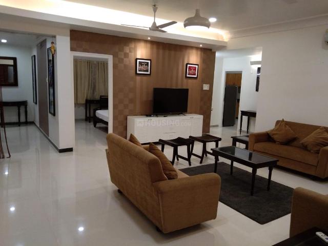 3 BHK Apartment in Banjara Hills for rent Hyderabad. The reference number is 19684070