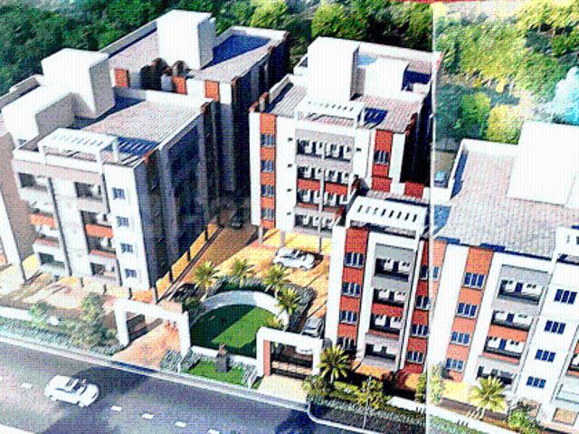 3 BHK Apartment in Baranagar for resale BT Road. The reference number is 17224267