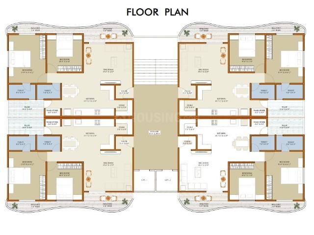 3 BHK Apartment in Bhayli for resale Vadodara. The reference number is 19639732