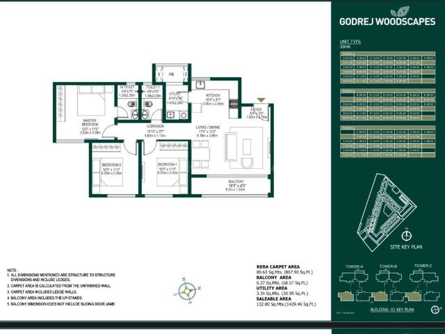 3 BHK Apartment in Budigere Cross for resale Bengaluru. The reference number is 20441534