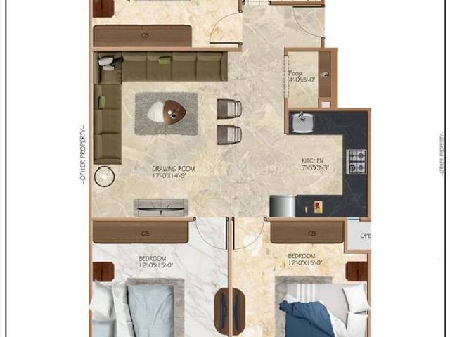 3 BHK Apartment in Ghitorni for resale New Delhi. The reference number is 19770315