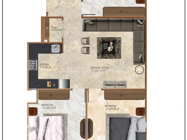 3 BHK Apartment in Ghitorni for resale New Delhi. The reference number is 19809121