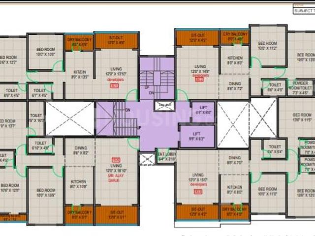 3 BHK Apartment in Kothrud for resale Pune. The reference number is 20060192