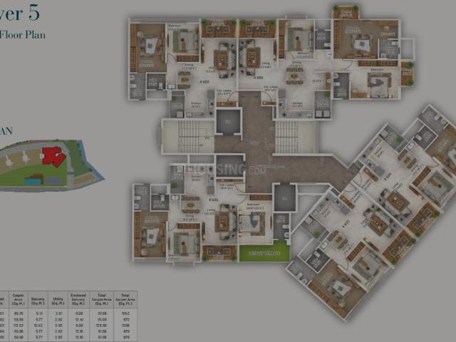 3 BHK Apartment in Kothrud for resale Pune. The reference number is 20111728
