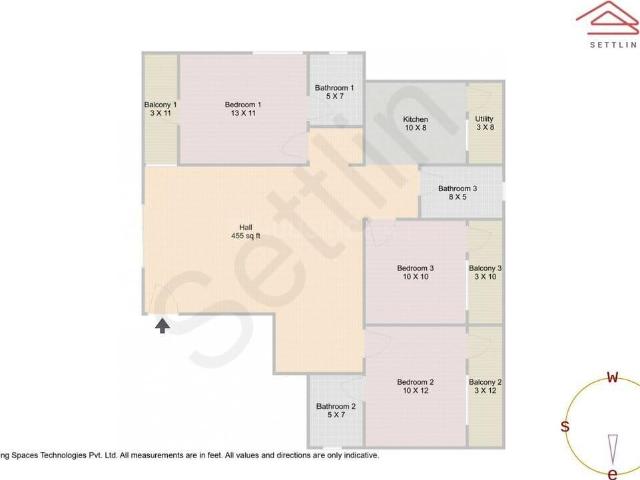 3 BHK Apartment in Koramangala for resale Bangalore. The reference number is 16656613