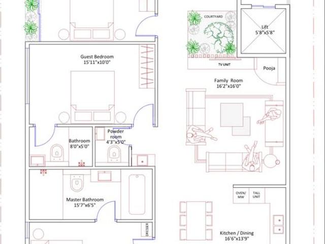 3 BHK Apartment in Kasturi Nagar for resale Bengaluru. The reference number is 20532463