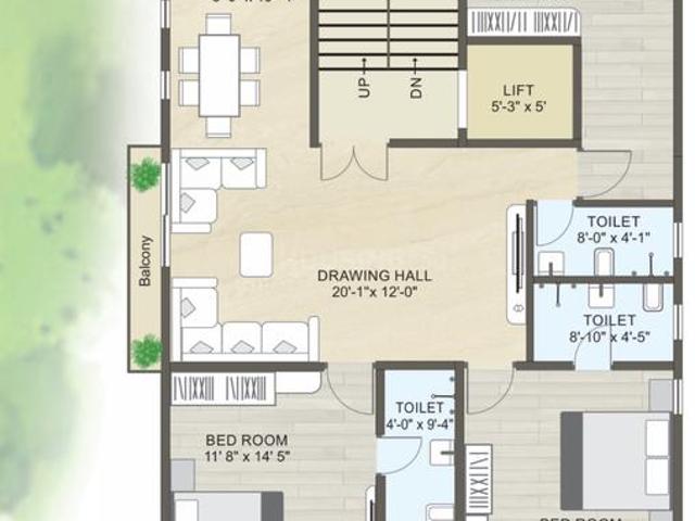 3 BHK Apartment in Jaiprakash Nagar for resale Nagpur. The reference number is 19285627