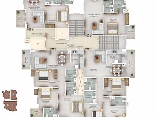3 BHK Apartment in Jalukbari for resale Guwahati. The reference number is 17648100