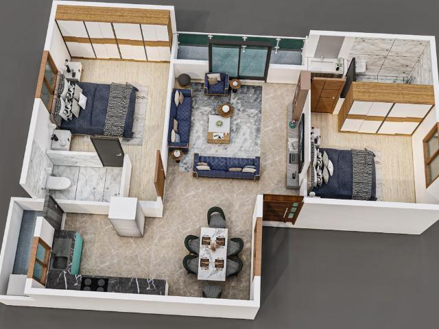 3 BHK Apartment in JP Nagar for resale Bangalore. The reference number is 16673154