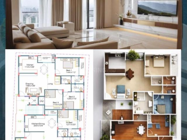 3 BHK Apartment in Madappanahalli for resale Bangalore. The reference number is 16866907