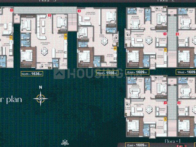 3 BHK Apartment in Manikonda for resale Hyderabad. The reference number is 16198262