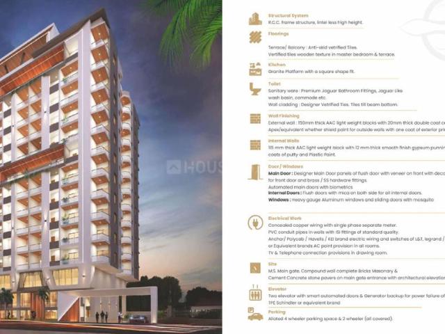 3 BHK Apartment in Manish Nagar for resale Nagpur. The reference number is 15163915
