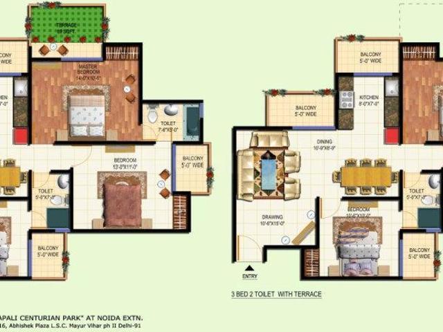 3 BHK Apartment in Noida Extension for resale Greater Noida. The reference number is 17951801