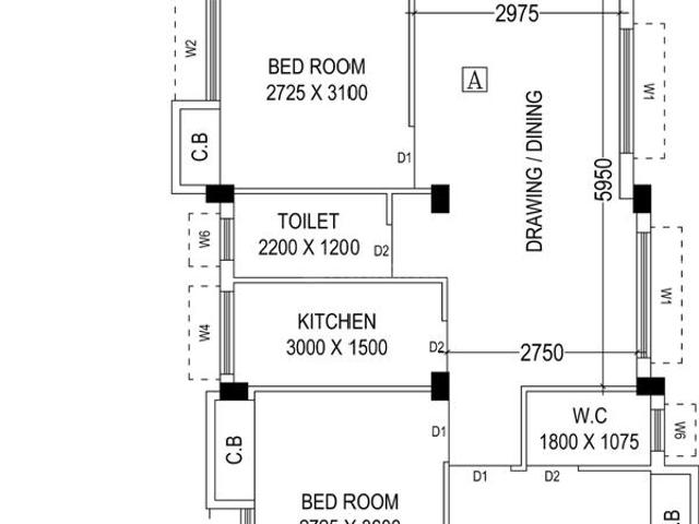 3 BHK Apartment in Naktala for resale Kolkata. The reference number is 20715806