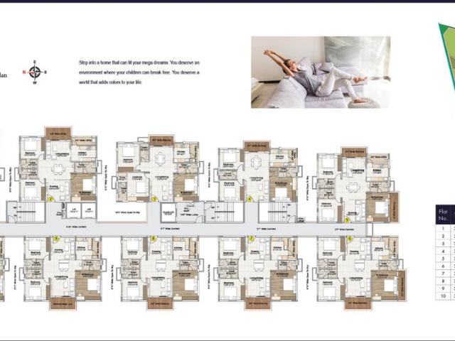 3 BHK Apartment in Narsingi for resale Hyderabad. The reference number is 20422321