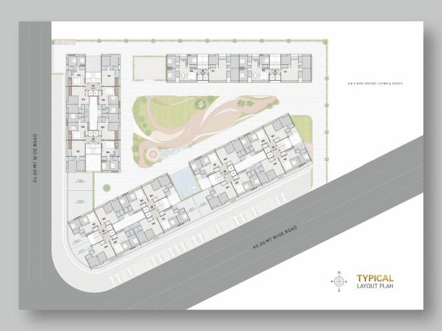 3 BHK Apartment in New Althan for resale Surat. The reference number is 20824486