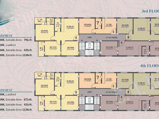 3 BHK Apartment in New Barrakpur for resale Kolkata. The reference number is 17888581