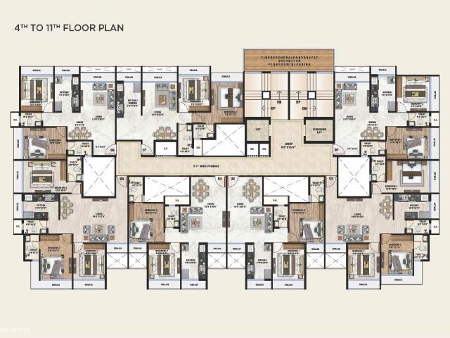 3 BHK Apartment in New Panvel East for resale Navi Mumbai. The reference number is 16527055