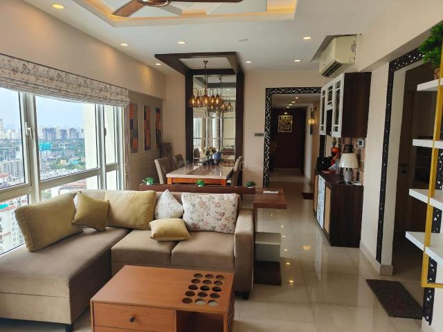 3 BHK Apartment in New Town for rent Kolkata. The reference number is 18594034