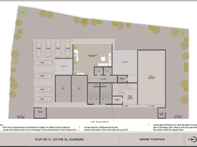 3 BHK Apartment in Nerul for resale Navi Mumbai. The reference number is 19603949