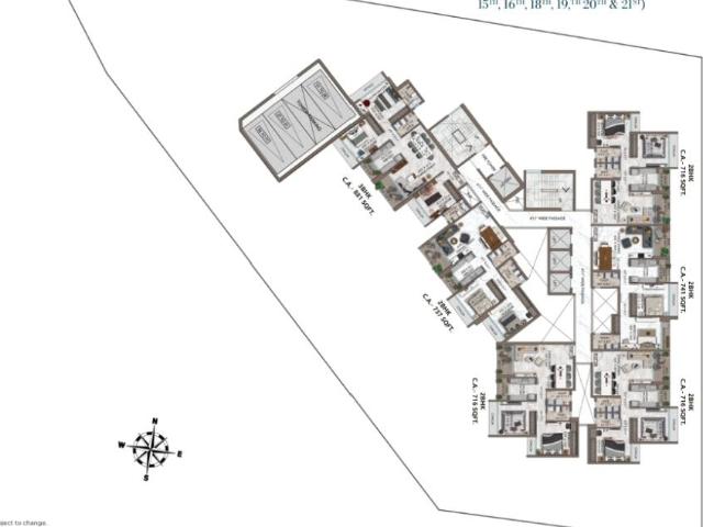 3 BHK Apartment in Nerul for resale Navi Mumbai. The reference number is 20395074