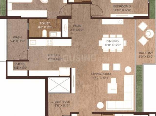 3 BHK Apartment in Nikol for resale Ahmedabad. The reference number is 16565944