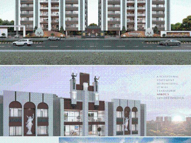 3 BHK Apartment in Nikol for resale Ahmedabad. The reference number is 19945754