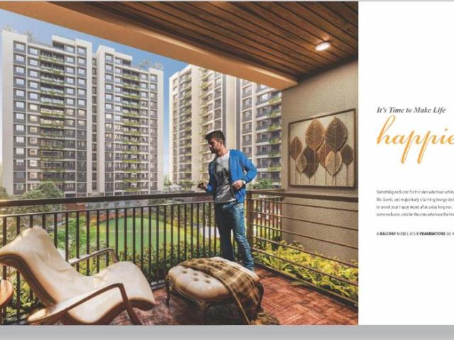 3 BHK Apartment in South Bopal for resale Ahmedabad. The reference number is 13434806