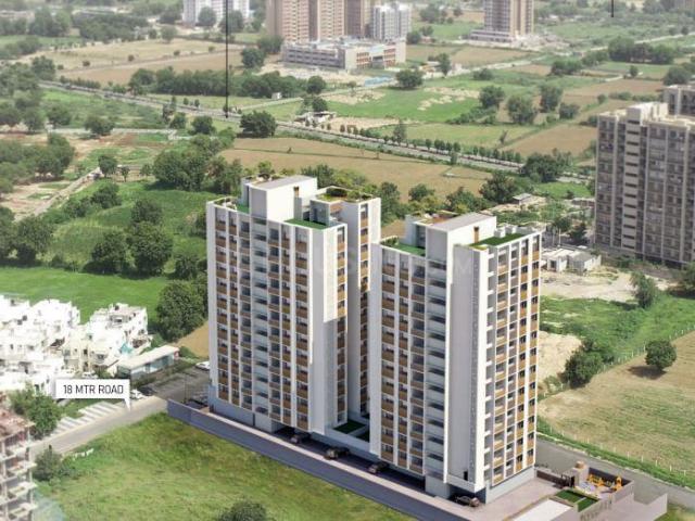 3 BHK Apartment in South Bopal for resale Ahmedabad. The reference number is 15573193