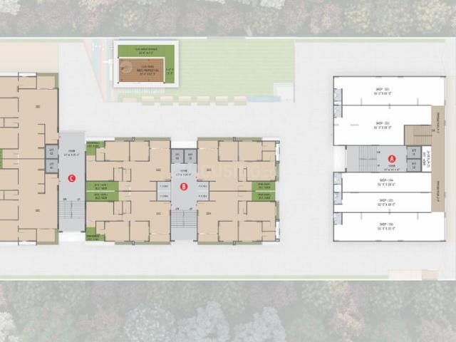 3 BHK Apartment in South Bopal for resale Ahmedabad. The reference number is 15838367