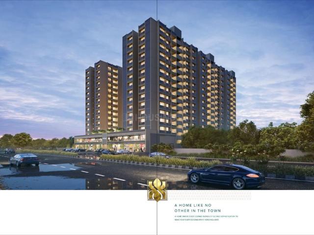3 BHK Apartment in South Bopal for resale Ahmedabad. The reference number is 19519001