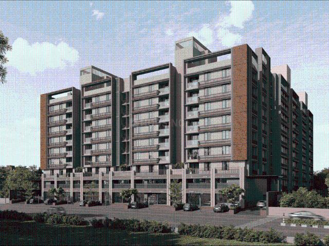 3 BHK Apartment in South Bopal for resale Ahmedabad. The reference number is 19621300