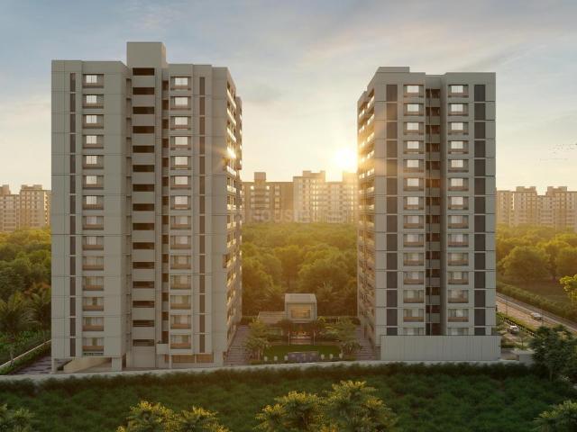 3 BHK Apartment in South Bopal for resale Ahmedabad. The reference number is 19706263