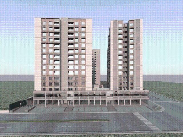 3 BHK Apartment in South Bopal for resale Ahmedabad. The reference number is 19159787