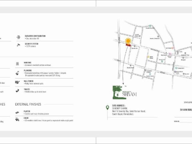3 BHK Apartment in South Bopal for resale Ahmedabad. The reference number is 20483209