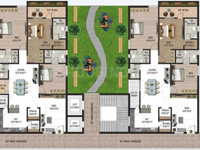 3 BHK Apartment in Somajiguda for resale Hyderabad. The reference number is 16477780