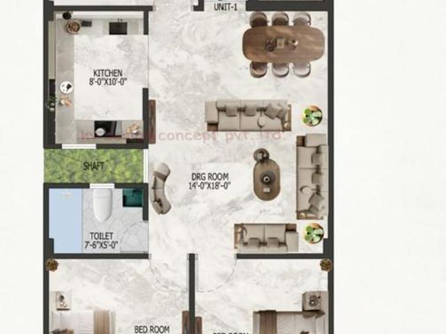3 BHK Apartment in Sonia Vihar for resale New Delhi. The reference number is 20422610