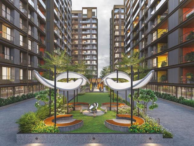 3 BHK Apartment in Sargasan for resale Gandhinagar. The reference number is 18156364