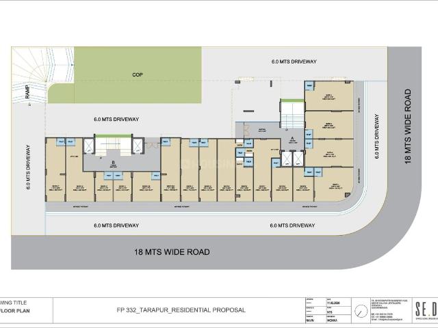 3 BHK Apartment in Sargasan for resale Gandhinagar. The reference number is 19901564