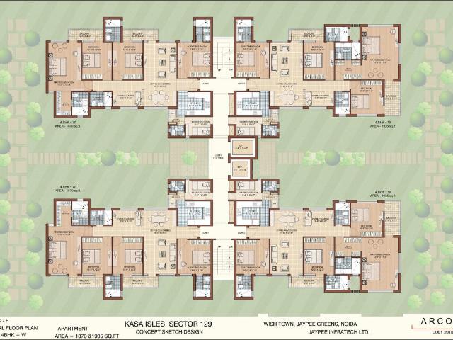 3 BHK Apartment in Sector 129 for resale Noida. The reference number is 19646190