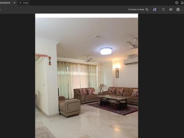 3 BHK Apartment in Sector 53 for rent Gurgaon. The reference number is 20229557
