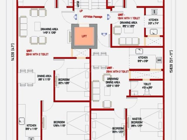 3 BHK Apartment in Sector 73 for resale Noida. The reference number is 17805209