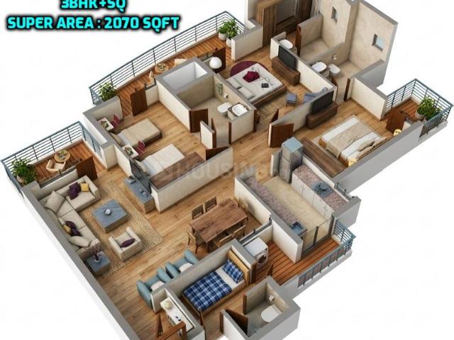 3 BHK Apartment in Sector 89 for resale Gurgaon. The reference number is 20352346
