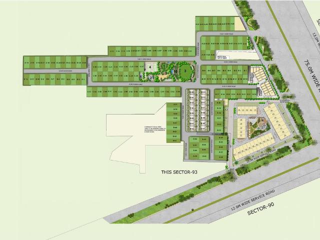 3 BHK Apartment in Sector 95 for resale Gurgaon. The reference number is 20093898