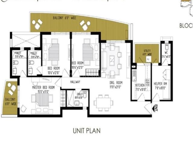 3 BHK Apartment in Sector 99 for resale Gurgaon. The reference number is 20447156