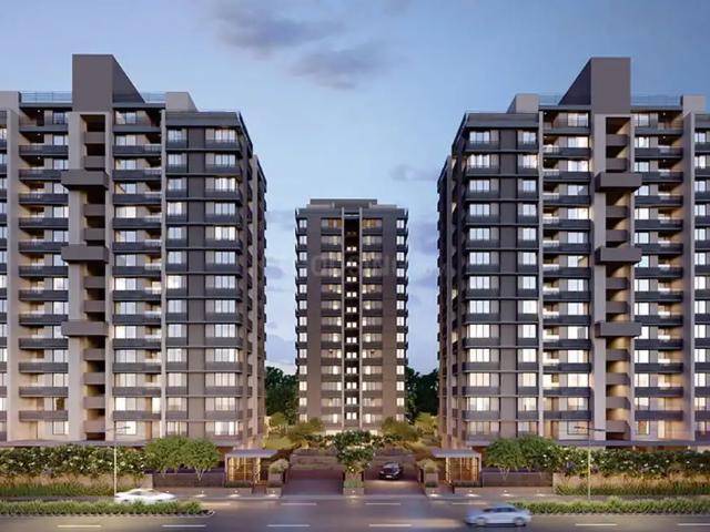3 BHK Apartment in Shantigram for resale Ahmedabad. The reference number is 20386889