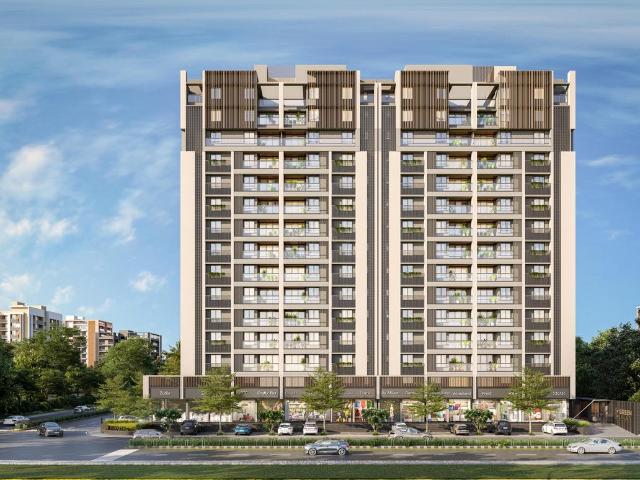 3 BHK Apartment in Shela for resale Ahmedabad. The reference number is 18268469