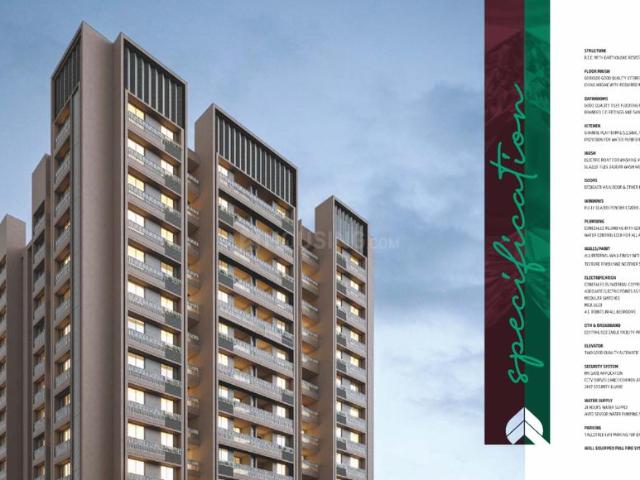 3 BHK Apartment in Shela for resale Ahmedabad. The reference number is 19043818